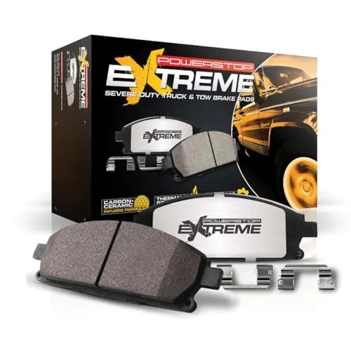 PowerStop Z36-2087 Truck & Tow Carbon-Fiber Ceramic Front Brake Pads