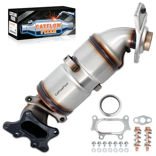 CatFlowFixer Front Catalytic Converter for Honda Civic (2012-2013) & Acura ILX (2013-2014), EPA Compliant