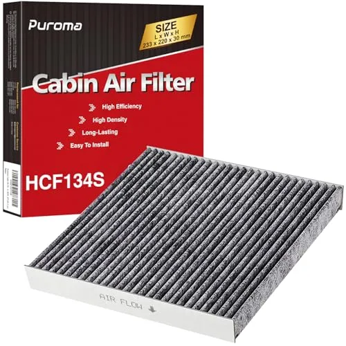Puroma Activated Carbon Cabin Air Filter for Honda & Acura (Accord, Civic, CR-V, Odyssey, Pilot, MDX, RDX, TL, TSX & more)