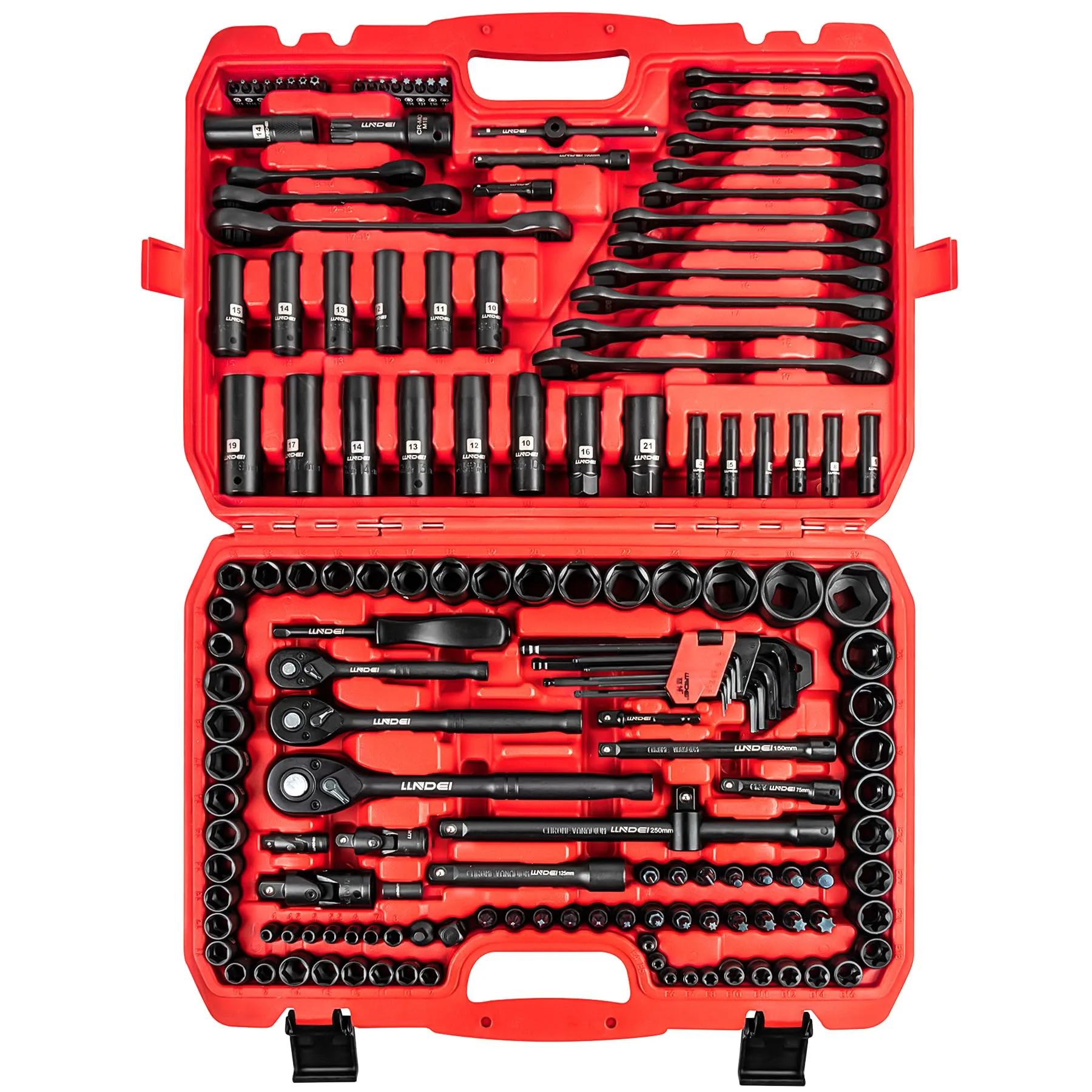 LLNDEI 160-Piece Mechanics Tool Set