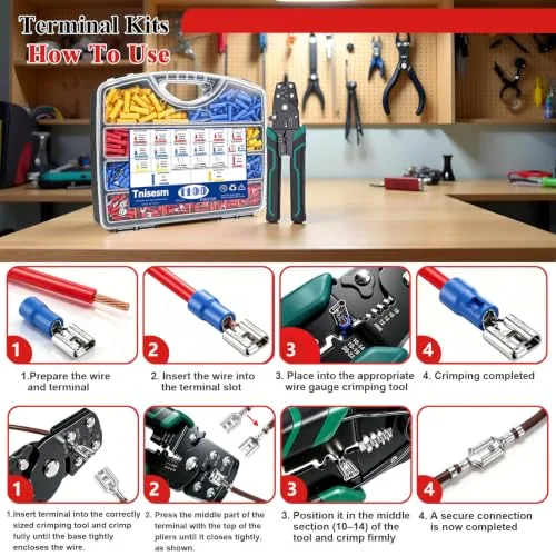 Crimping tool jaws detail