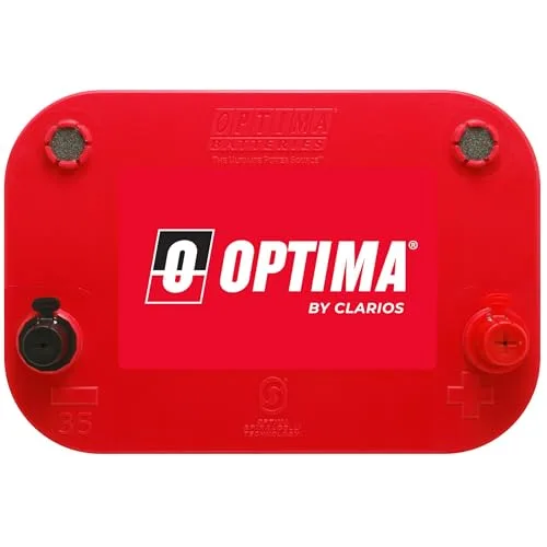 Battery installed in a truck engine bay