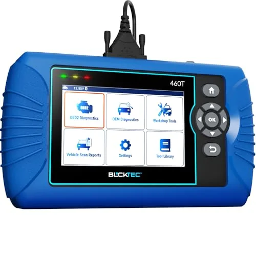 BLCKTEC 460T OBD2 Scanner, Engine/ABS/SRS/Transmission, 12+ Reset Functions