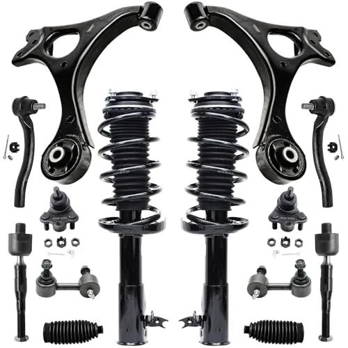 Detroit Axle 14-Piece Front Suspension Kit for Honda Civic Sedan 1.8L (2006-2011)