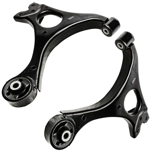 Control arm and ball joint close-up
