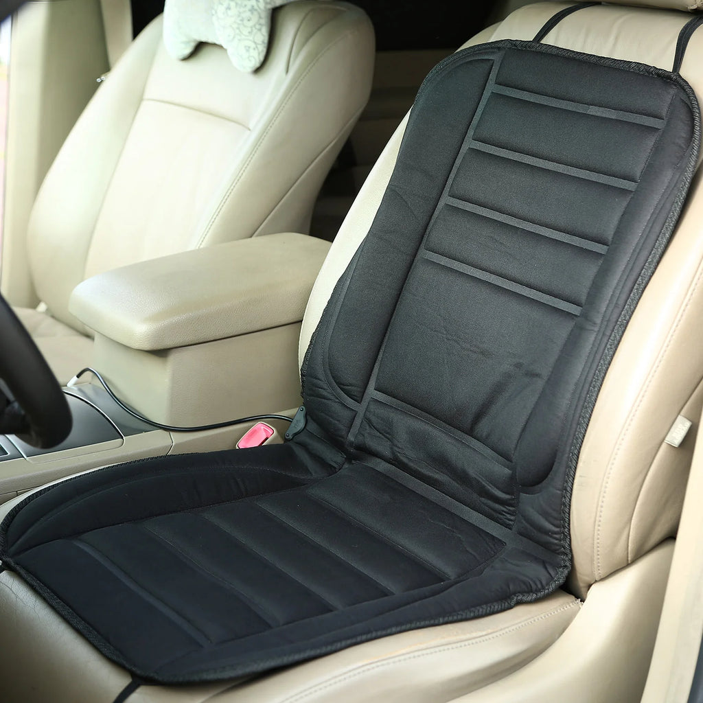 Cojín Calefactable para Asiento de Carro 12V – 2 Niveles de Calor y Apagado Automático
