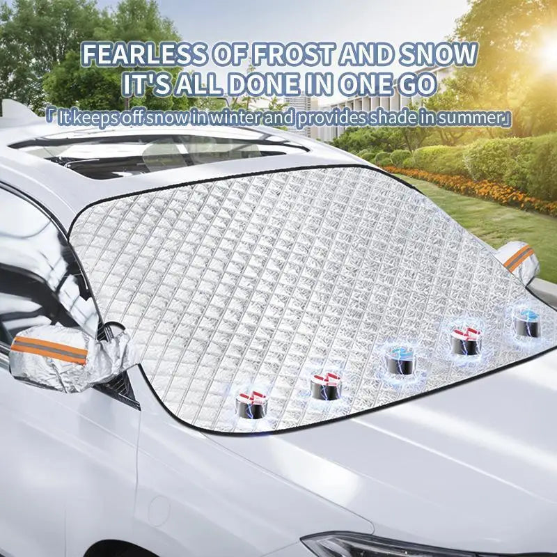 Sunshade Cover Car Windshield Snow Sun Shade Waterproof Protector Cover Car Front Windscreen Cover