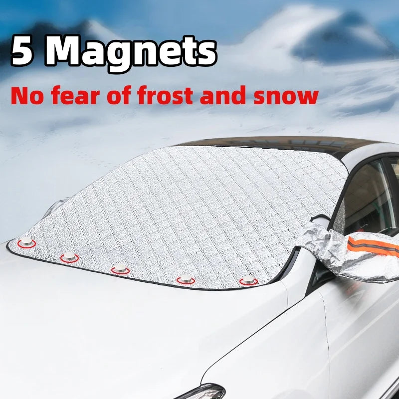 Sunshade Cover Car Windshield Snow Sun Shade Waterproof Protector Cover Car Front Windscreen Cover