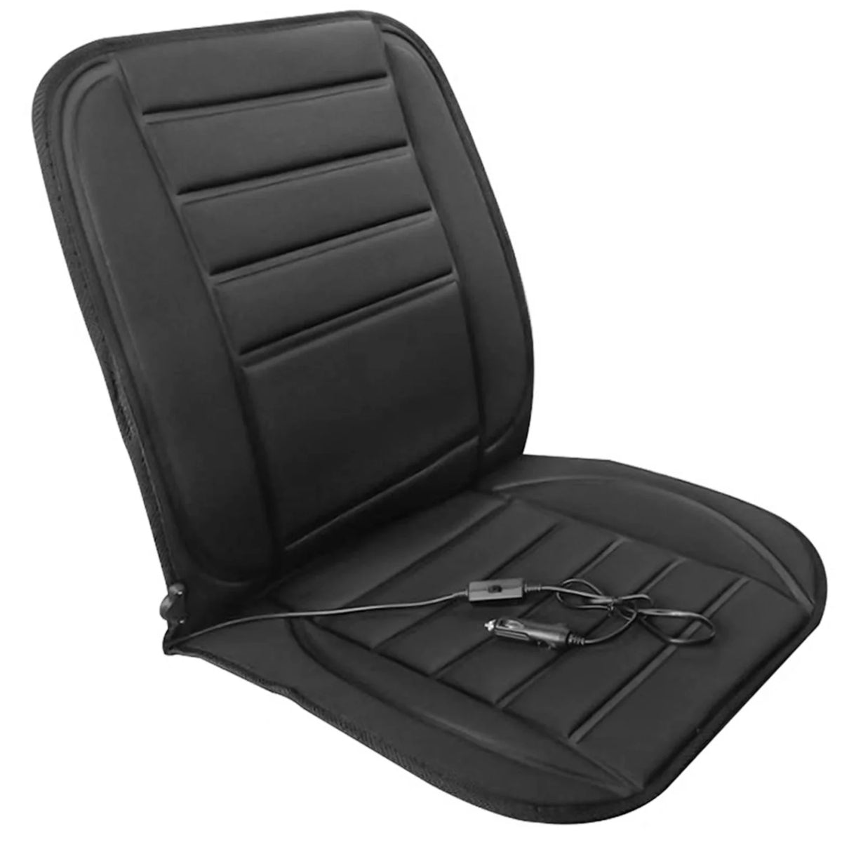 Cojín Calefactable para Asiento de Carro 12V – 2 Niveles de Calor y Apagado Automático