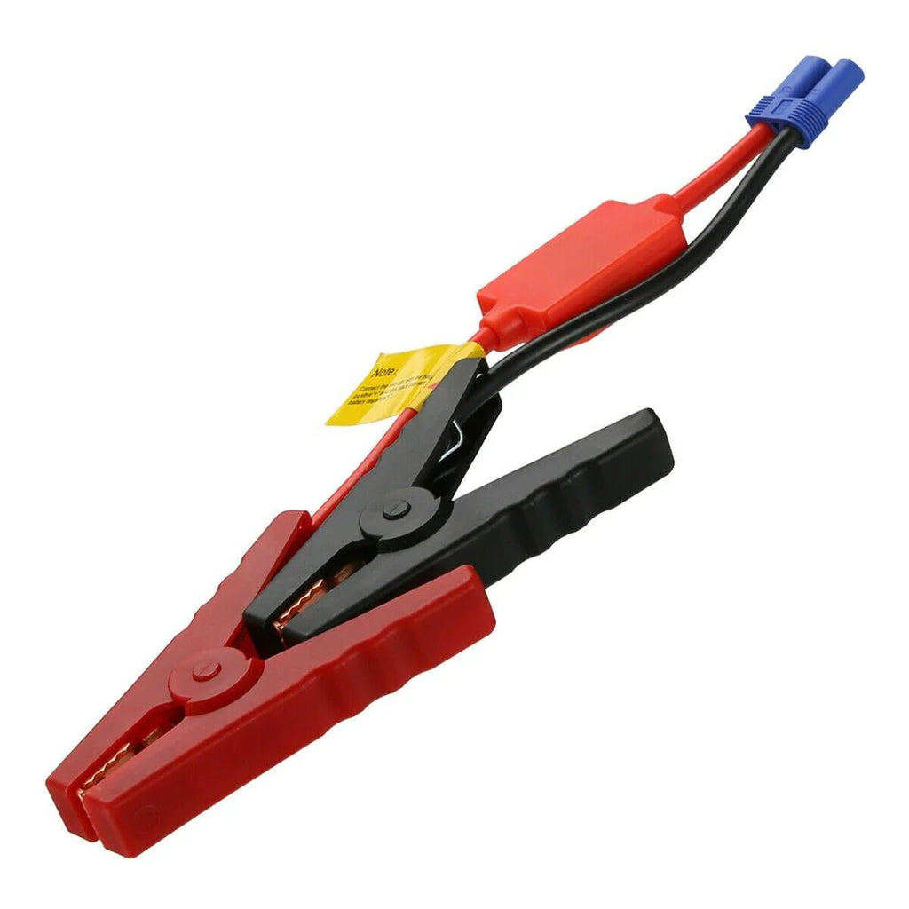 Pinzas roja y negra con protección contra polaridad invertida
