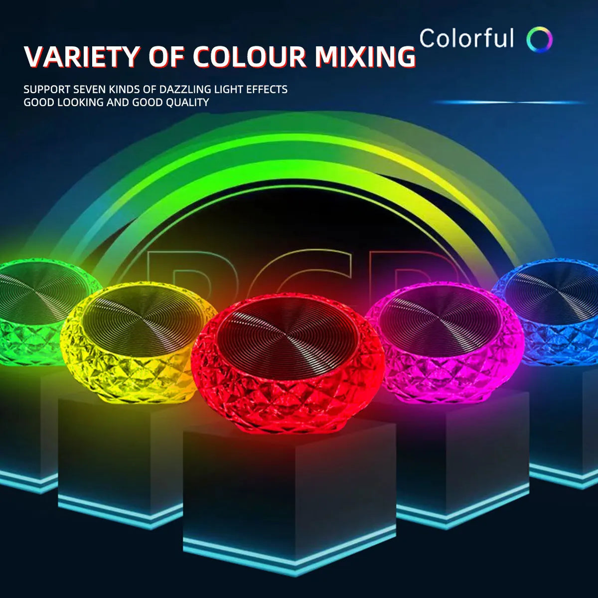 Mini USB LED Car Light Portable Plug Play Ambient Light Auto Interior Environment Lamp Decorative Atmosphere Light PC Light