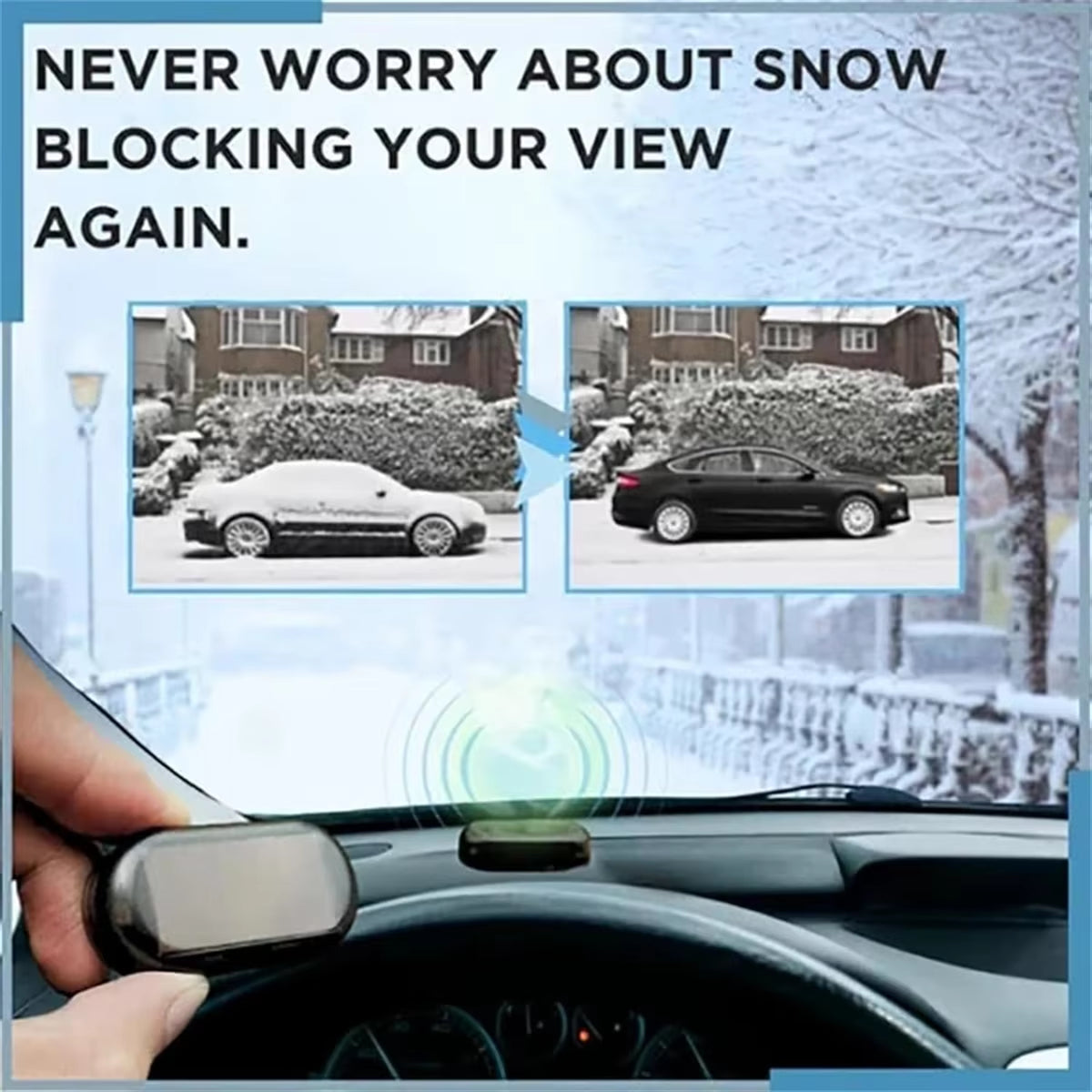 3PCS Electric Snow Ice Scraper USB Rechargeable Car Snow Removal Tool Glass Deicer and Snow Melter Vehicle Scraper TQ