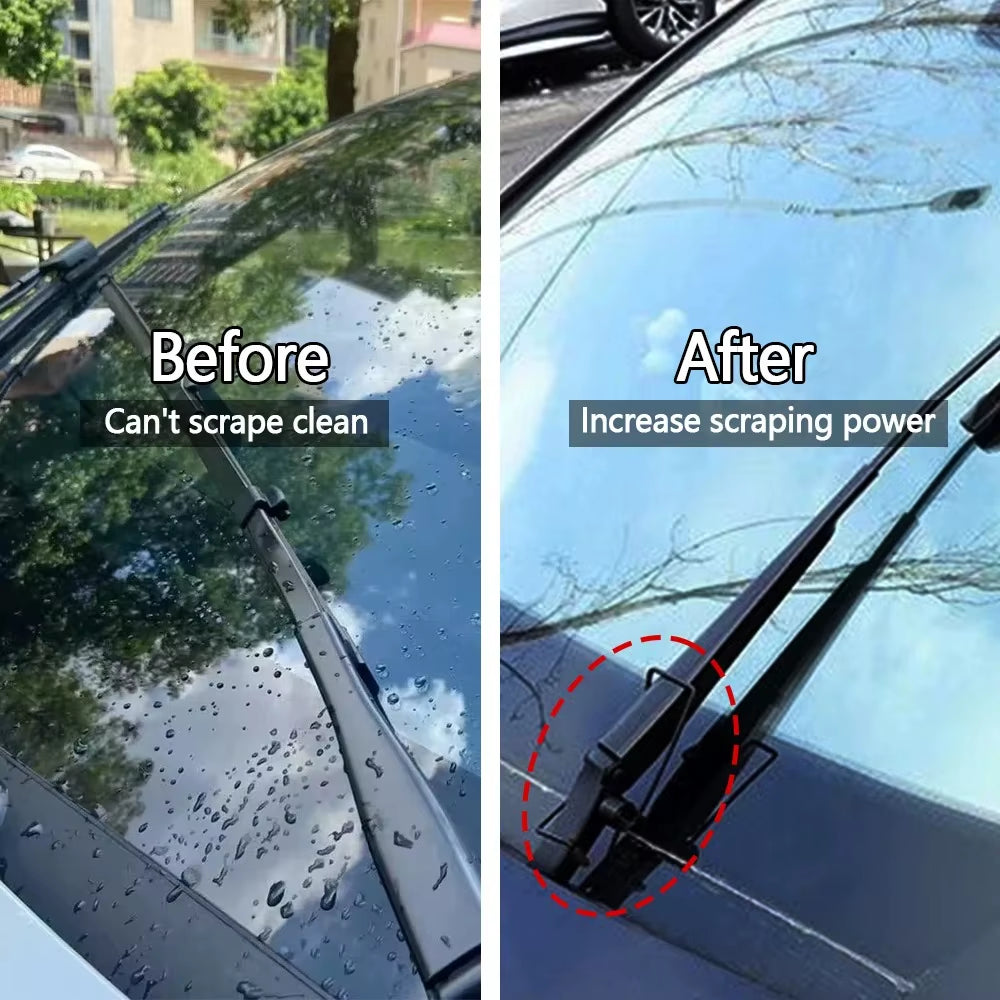 1/2/3Pcs Car Windshield Wiper Booster Spring Universal Wiper Fastener Reduce Noise&Vibration Alloy Wiper Gripper Car Accessories